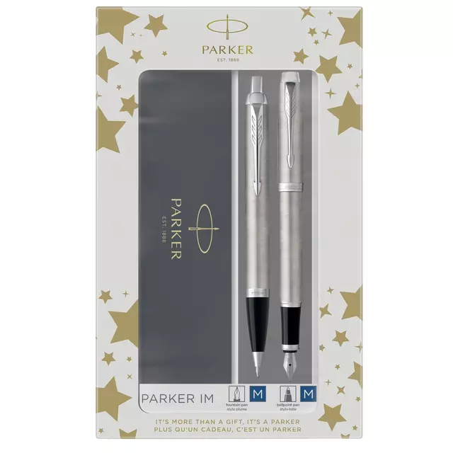 Buy your Balpen en vulpen Parker IM stainless steel CT medium at QuickOffice BV