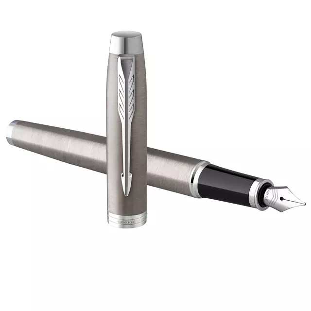 Een Balpen en vulpen Parker IM stainless steel CT medium koop je bij Company Supplies