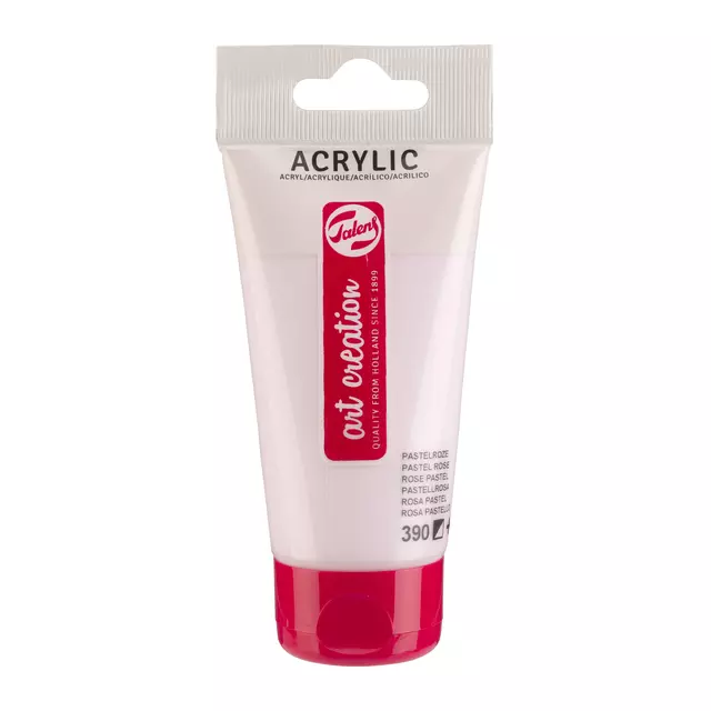 Een Acrylverf TAC 390 pastelroze tube 75ml koop je bij All Office Kuipers BV