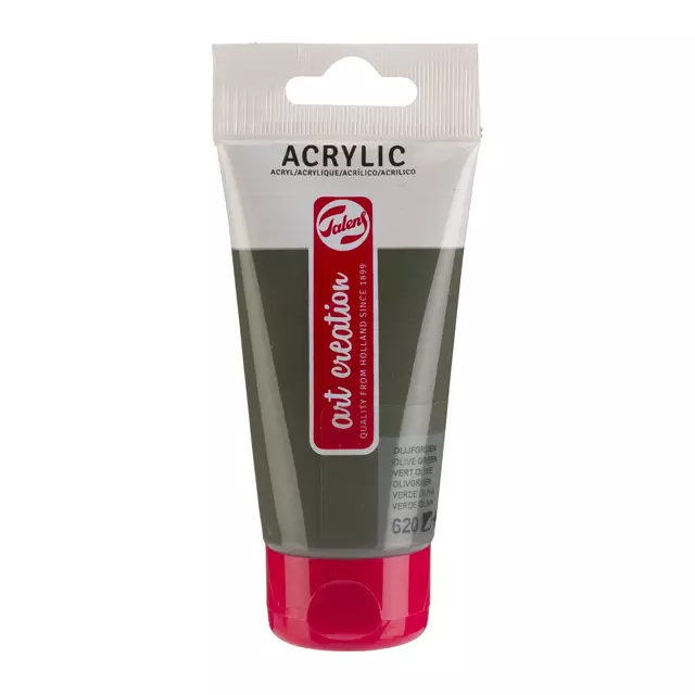 Een Acrylverf TAC 620 olijfgroen tube 75ml koop je bij Egner kantoorspecialisten