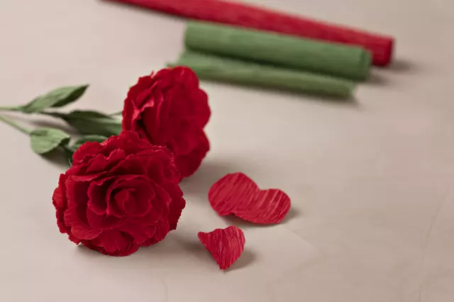 Een Crêpepapier Creativ Company DIY rozen koop je bij De Joma BV