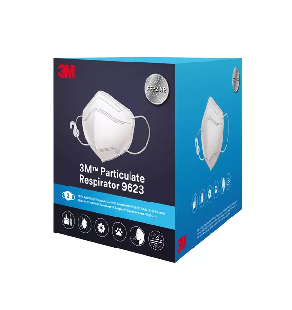 Buy your Stofmasker 3M Aura FFP2 KN95 zonder ventiel 3 stuks at QuickOffice BV