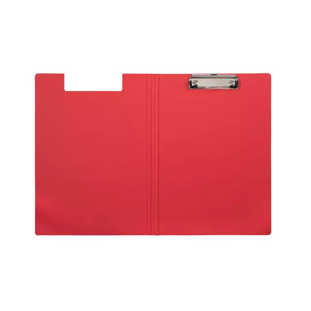 Een Porte-bloc à rabat MAULbalance A4 portrait carton renforcé dos 8mm rouge koop je bij QuickOffice BV