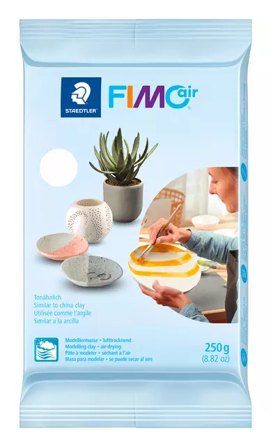 Een Boetseerklei Fimo Air 250gram wit koop je bij De Rijk Kantoorshop