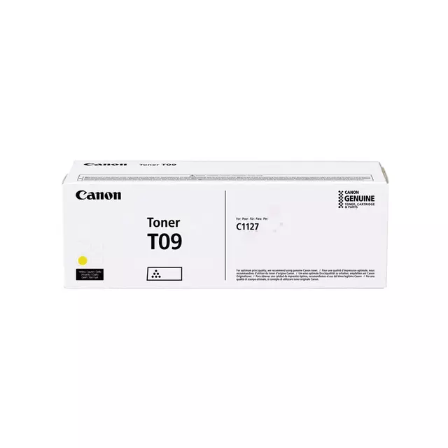 Een Tonercartridge Canon T09 geel koop je bij Friese Schrijfkamer