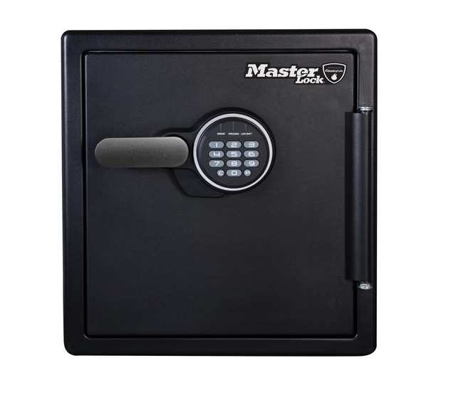 Een Kluis MasterLock brandvrij en waterdicht electronisch combi-slot XL zwart ZA43 koop je bij Friese Schrijfkamer