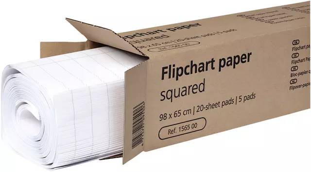 Een Flipoverpapier Legamaster ruit 20vel 5stuks koop je bij De Joma BV