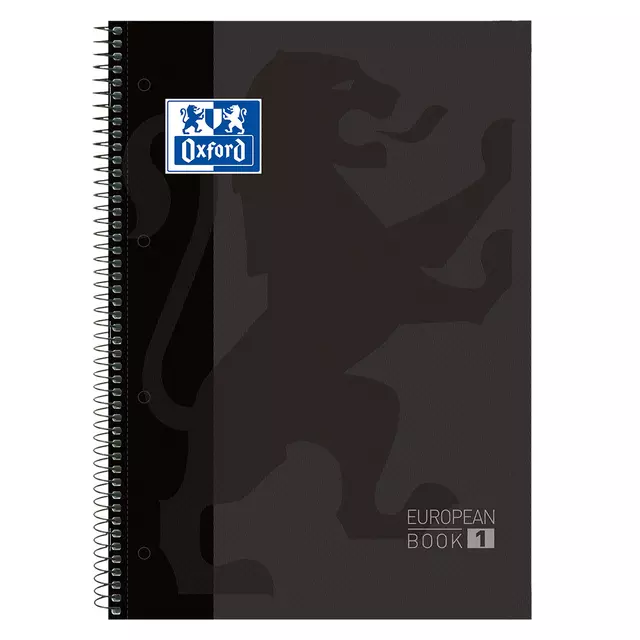 Een Notitieboek Oxf classic europeanb A4+ lijn 80v zw koop je bij All Office Kuipers BV
