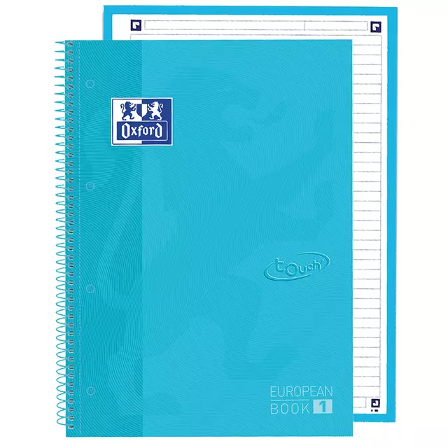 Een Notitieboek Oxf touch europeanb A4+ lijn 80v pbl koop je bij All Office Kuipers BV