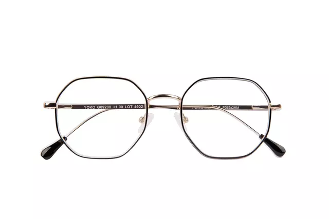 Een Leesbril I Need You +1.00 dpt Yoko zwart-goud koop je bij De Joma BV