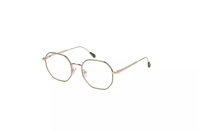 Een Leesbril I Need You +1.00 dpt Yoko groen-goud koop je bij De Joma BV