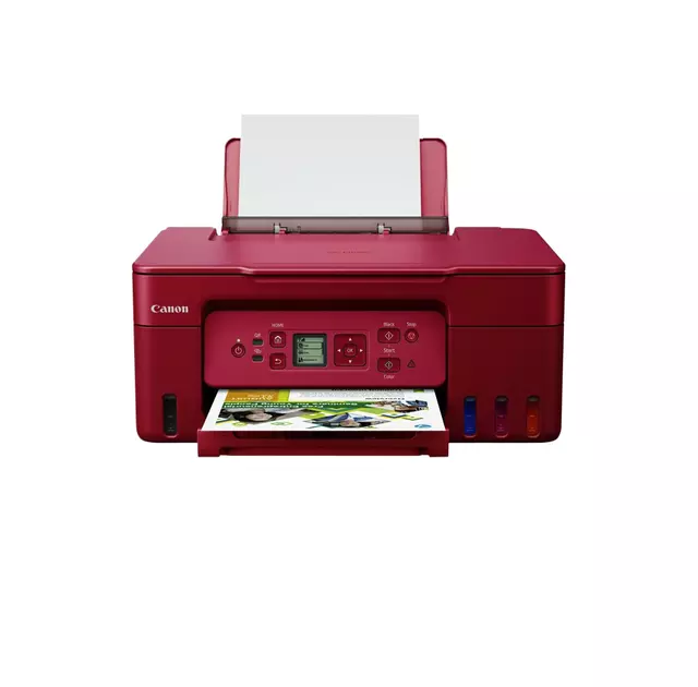 Een Multifunctional inktjet printer Canon PIXMA G3572 rood koop je bij De Joma BV