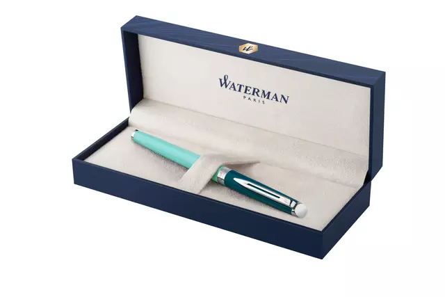 Een Vulpen Waterman Hemisp Colour Block CT M groen koop je bij All Office Kuipers BV