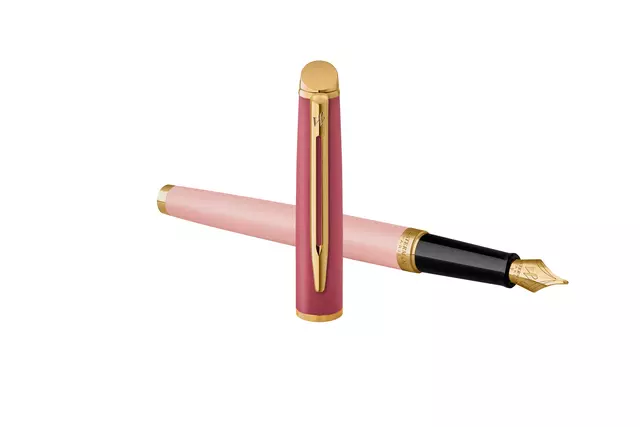 Een Vulpen Waterman Hémisphère Colour Blocking pink GT medium koop je bij iPlusoffice