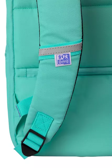 Een Rugzak Oxford 12 vakken turquoise koop je bij De Rijk Kantoorshop