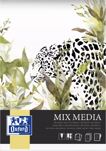 Een Tekenblok Oxford Mix Media A4 25 vel koop je bij All Office Kuipers BV
