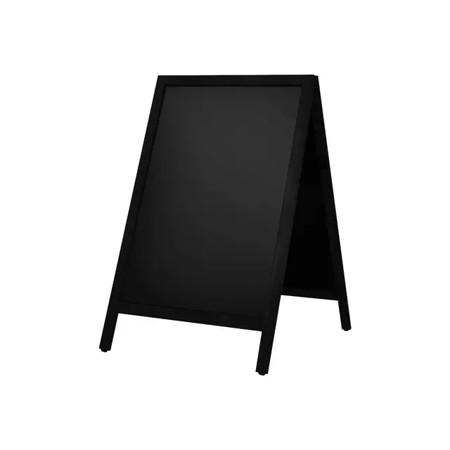 Een Krijt stoepbord Europel 660x1040mm zwart koop je bij De Rijk Kantoorshop