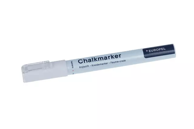 Een Krijtstift Europel 3mm wit blister 1 stuk koop je bij QuickOffice BV