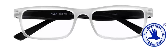 Een Leesbril I Need You +3.00 dpt Alex transparant koop je bij De Joma BV