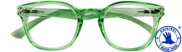 Een Leesbril I Need You +1.00dpt Lollipop groen koop je bij All Office Kuipers BV