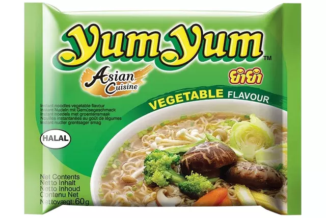 Een Noodles Yum Yum groenten 60gr koop je bij De Joma BV