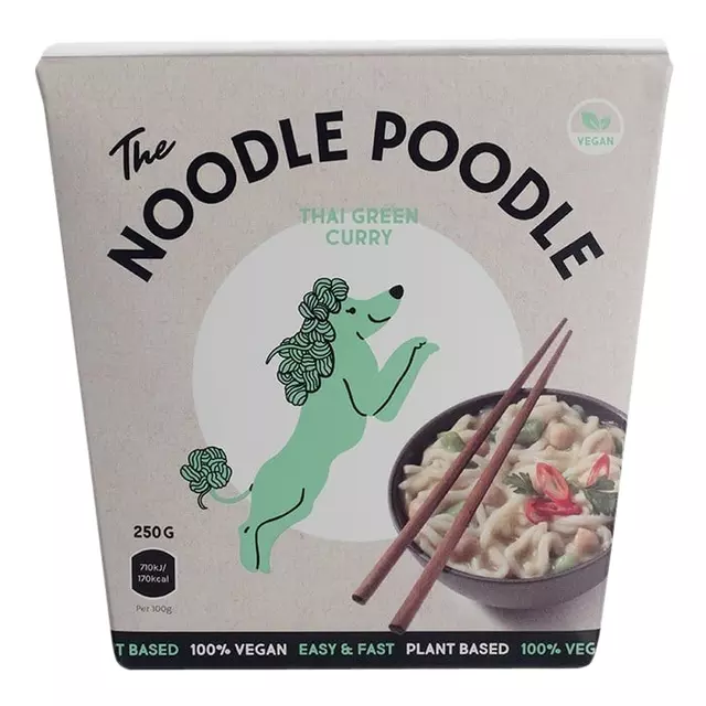 Een Noodles The Noodle Poodle Thai green curry 250gr koop je bij Kantoorboekhandel Van Atten