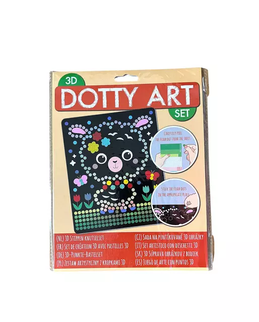Een Knutselset 3D Dotty art assorti koop je bij De Joma BV