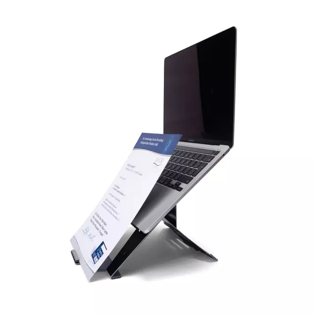 Een Laptopstandaard R-Go Riser Documenthouder koop je bij All Office Kuipers BV