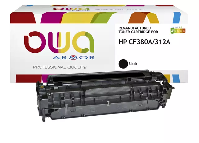 Een Cartouche toner OWA alternative pour HP CF380A noir koop je bij QuickOffice BV