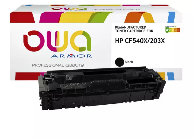 Een Tonercartridge OWA alternatief tbv HP CF540X zwart koop je bij De Joma BV