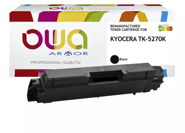 Een Toner OWA alternatief tbv Kyocera TK-5270K zwart koop je bij Peter Wind