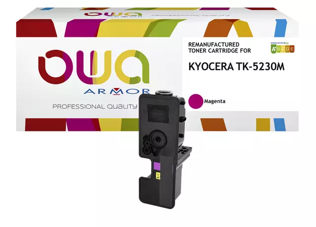 Een Toner OWA alternatief tbv Kyocera TK-5230M rood koop je bij Sysdicom BV