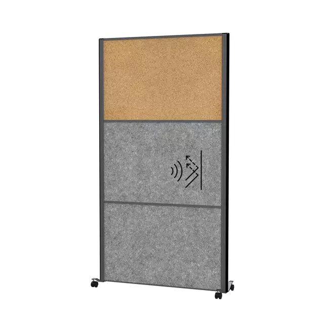 Een Cloison murale acoustique MAULconnecto anthracite/liège mobile koop je bij QuickOffice BV