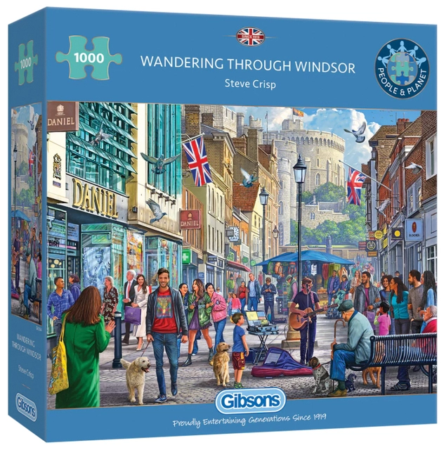 Een Puzzel Gibsons Wandering through Windsor 1000st koop je bij Company Supplies