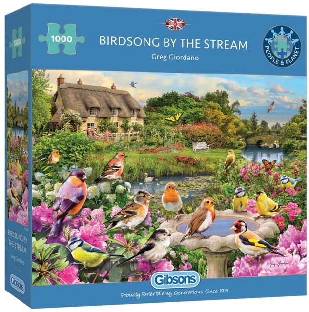 Puzzel Gibsons Birdsong by the Stream 1000st