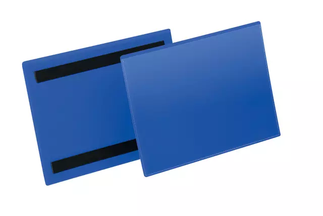 Een Documenthoes Durable magnetisch A5 liggend blauw koop je bij All Office Kuipers BV