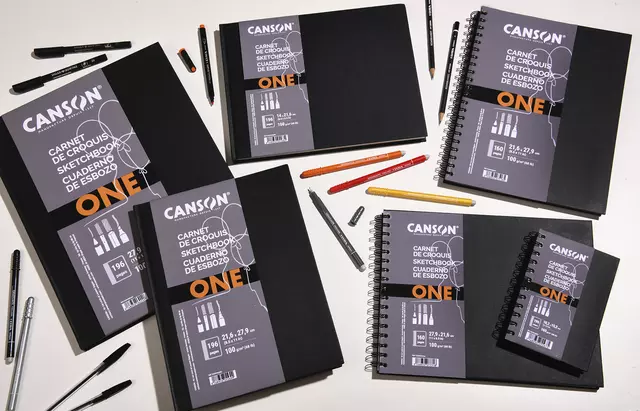 Een Tekenboek Canson One 21.6x14cm hardcover koop je bij All Office Kuipers BV
