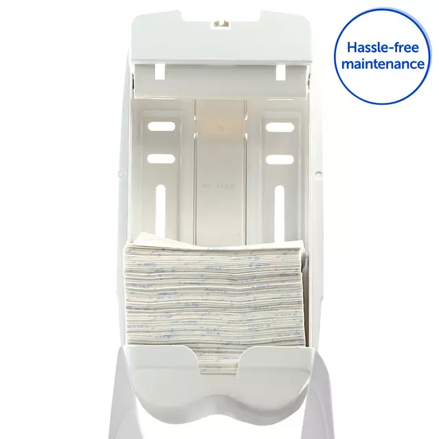 Een Dispenser Aquarius 6946 toiletpap tissue vouw wit koop je bij All Office Kuipers BV