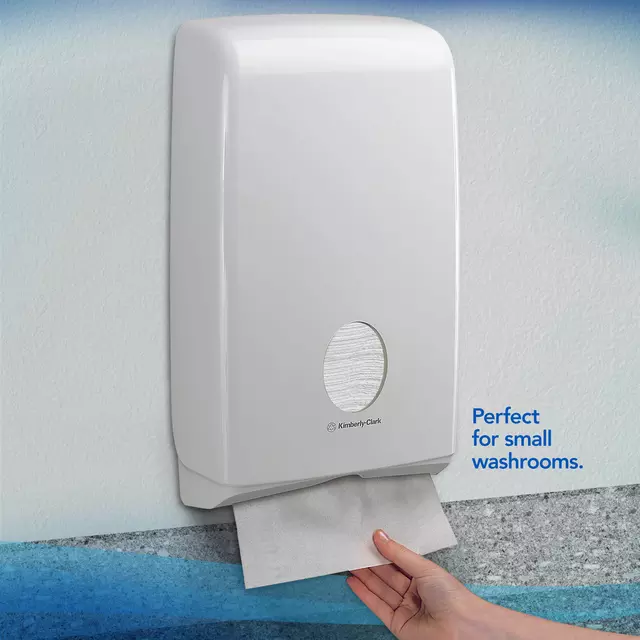 Een Handdoek Scott 5856 Slimfold m-vouw 1-laags wit koop je bij All Office Kuipers BV