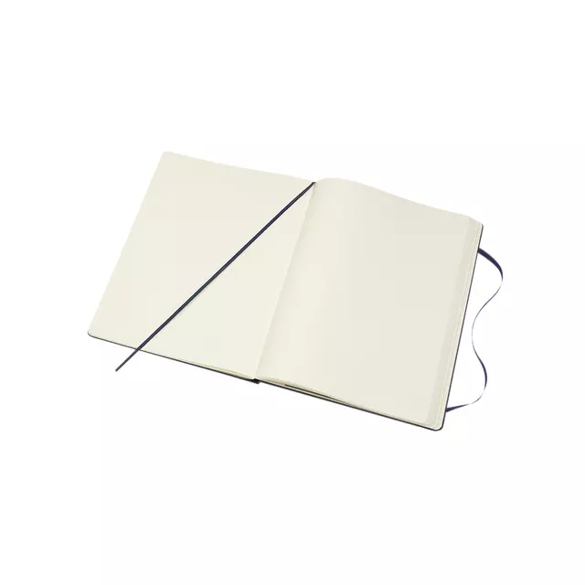 Een Notitieboek Moleskine XL 190x250mm blanco hard cover sapphire blue koop je bij De Joma BV