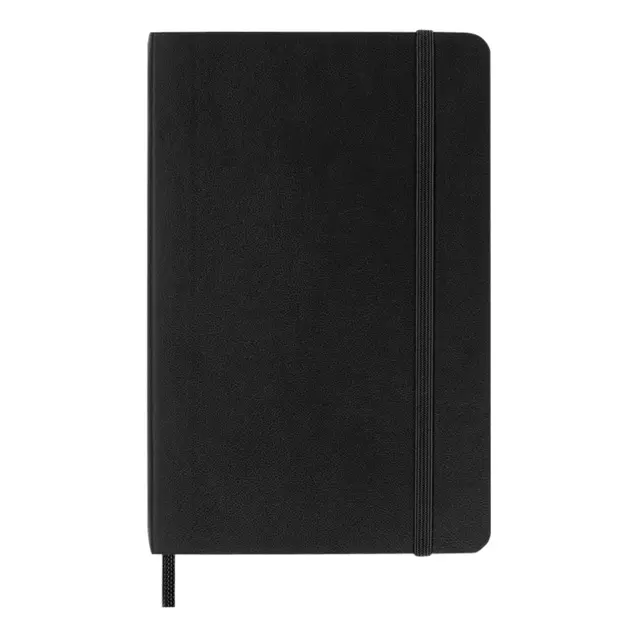 Een Notitieboek Moleskine pocket 90x140mm dots soft cover zwart koop je bij De Joma BV