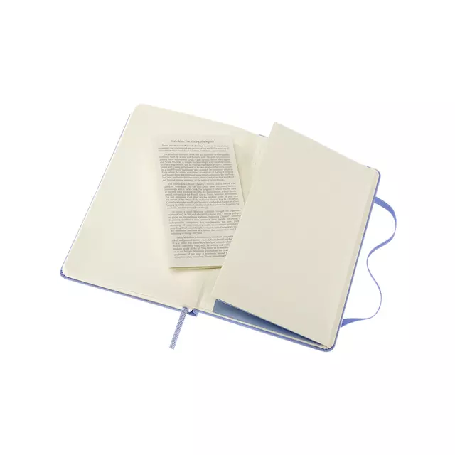 Een Notitieboek Moleskine pocket 90x140 ln hc hydr bl koop je bij All Office Kuipers BV