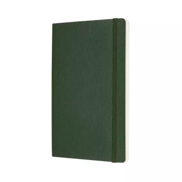 Een Notitieboek Moleskine large 130x210mm dots soft cover myrtle green koop je bij iPlusoffice