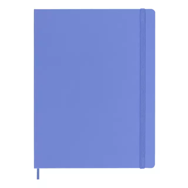 Een Notitieboek Moleskine XL 190x250mm blanco hard cover hydrangea blue koop je bij De Joma BV