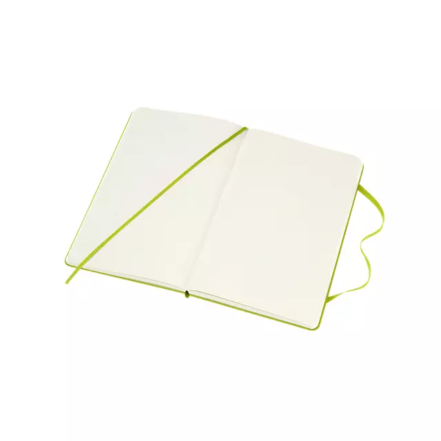 Een Notitieboek Moleskine large 130x210mm blanco hard cover lemon green koop je bij De Joma BV