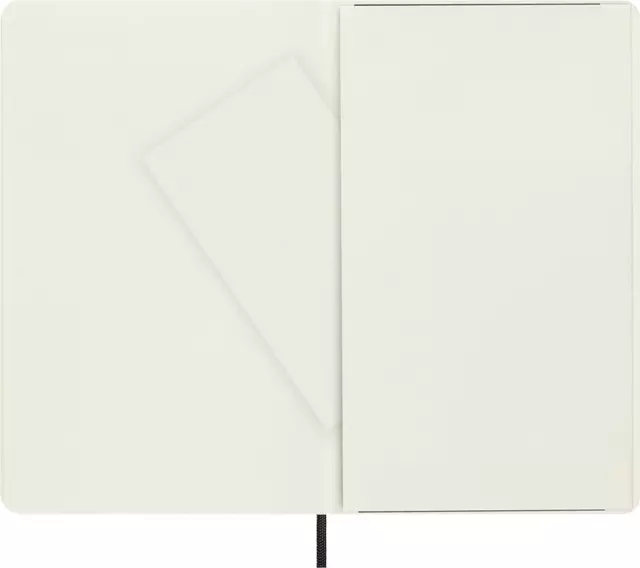 Een Notitieboek Moleskine large 130x210mm ruit 5x5mm soft cover zwart koop je bij De Joma BV
