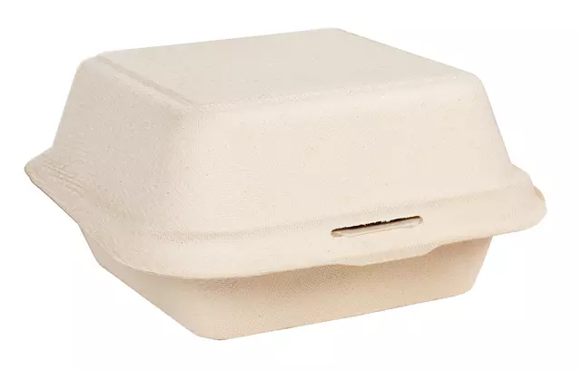 Een Hamburgerbox maxi Ip suikerriet beige koop je bij All Office Kuipers BV