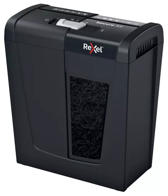 Een Papiervernietiger Rexel Secure S5 stroken 6mm koop je bij All Office Kuipers BV