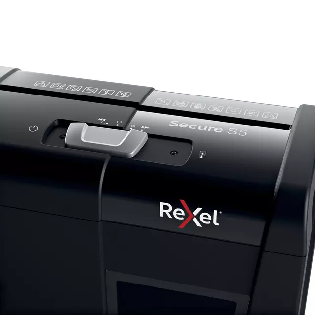 Een Papiervernietiger Rexel Secure S5 stroken 6mm koop je bij All Office Kuipers BV