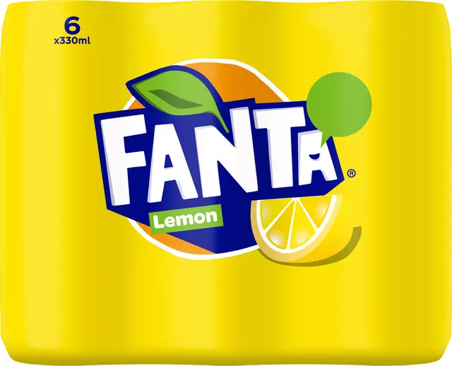 Een Frisdrank Fanta lemon blik 330ml koop je bij De Joma BV